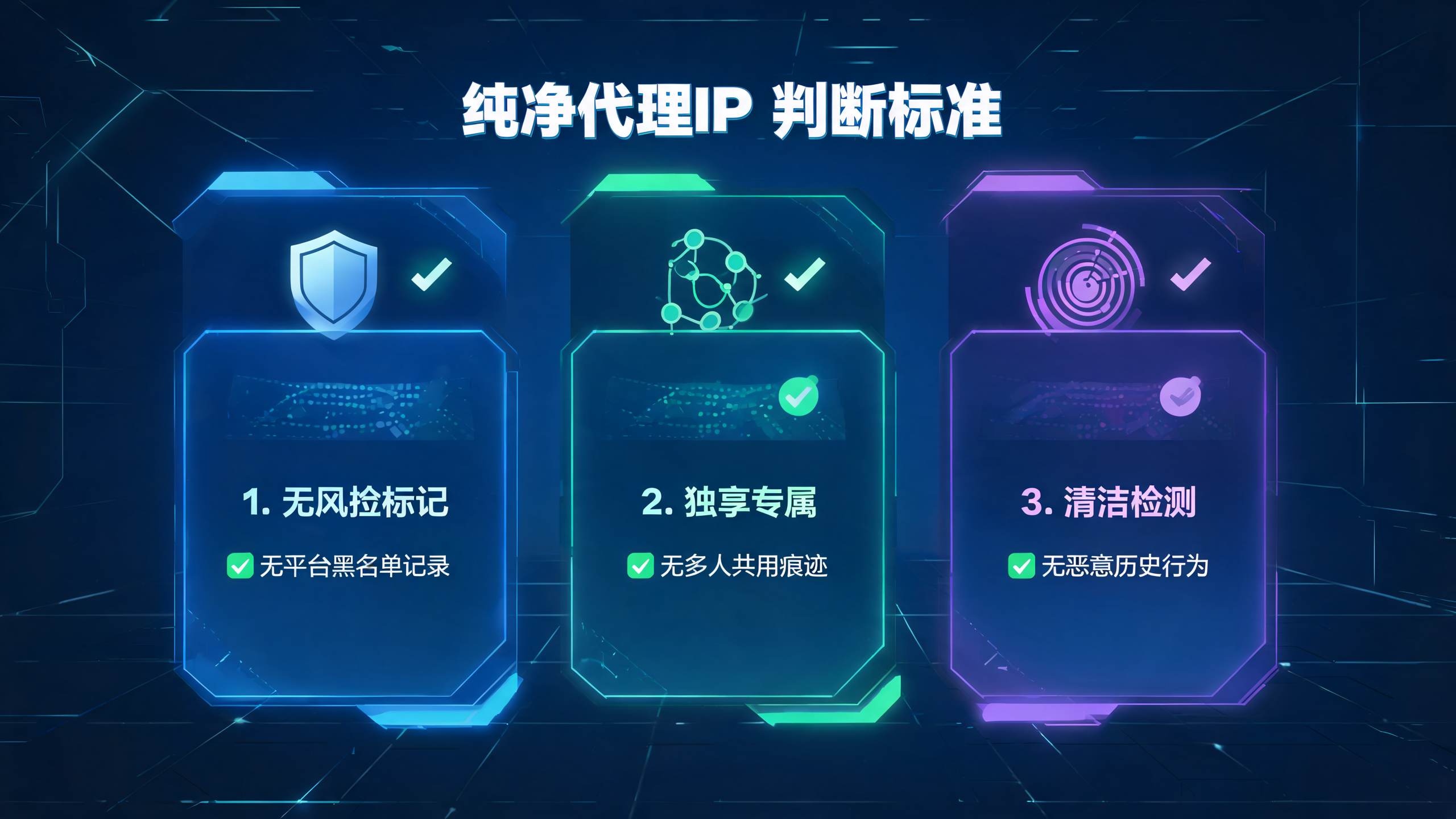 怎么判断代理IP是不是纯净无标记？
